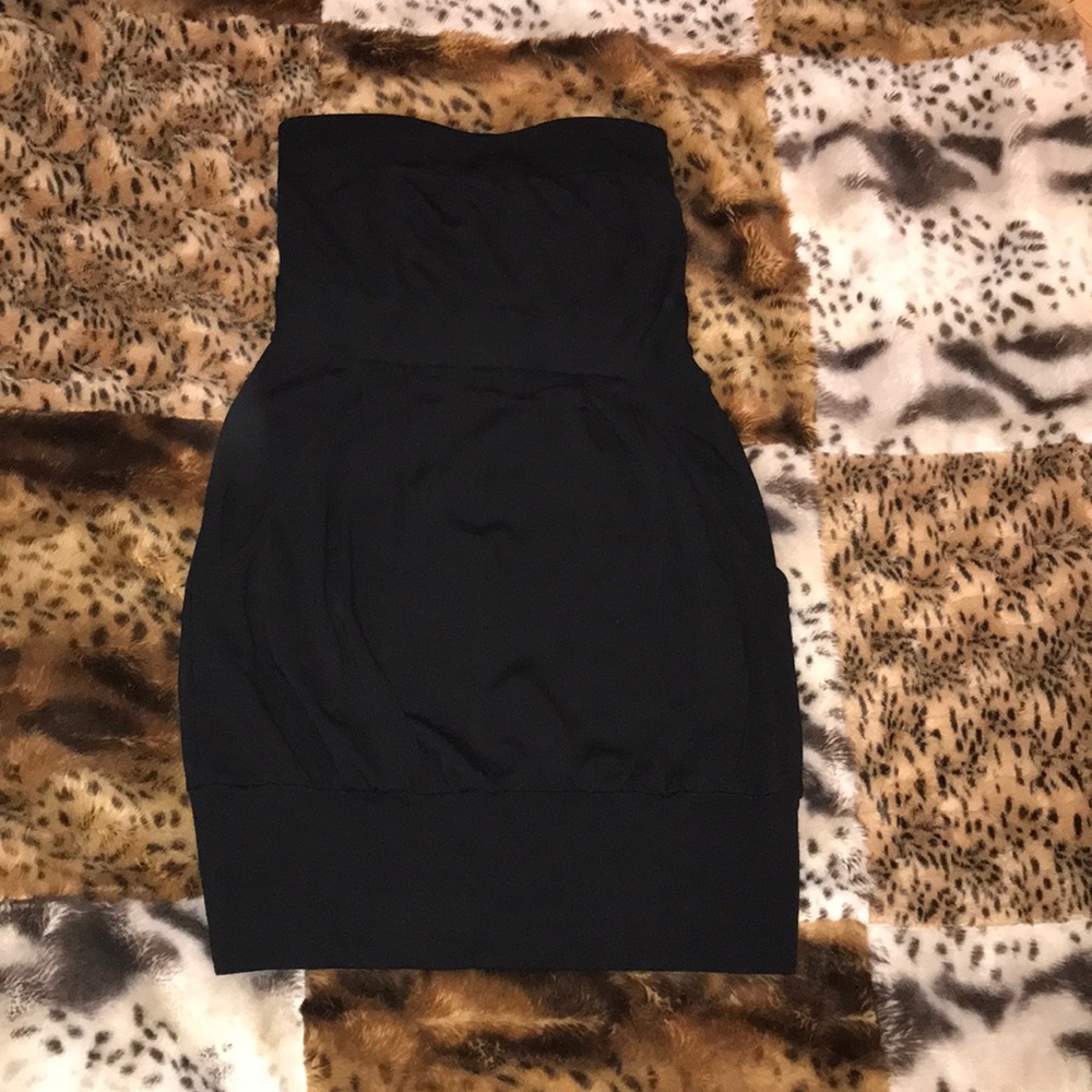 Black Strapless dress